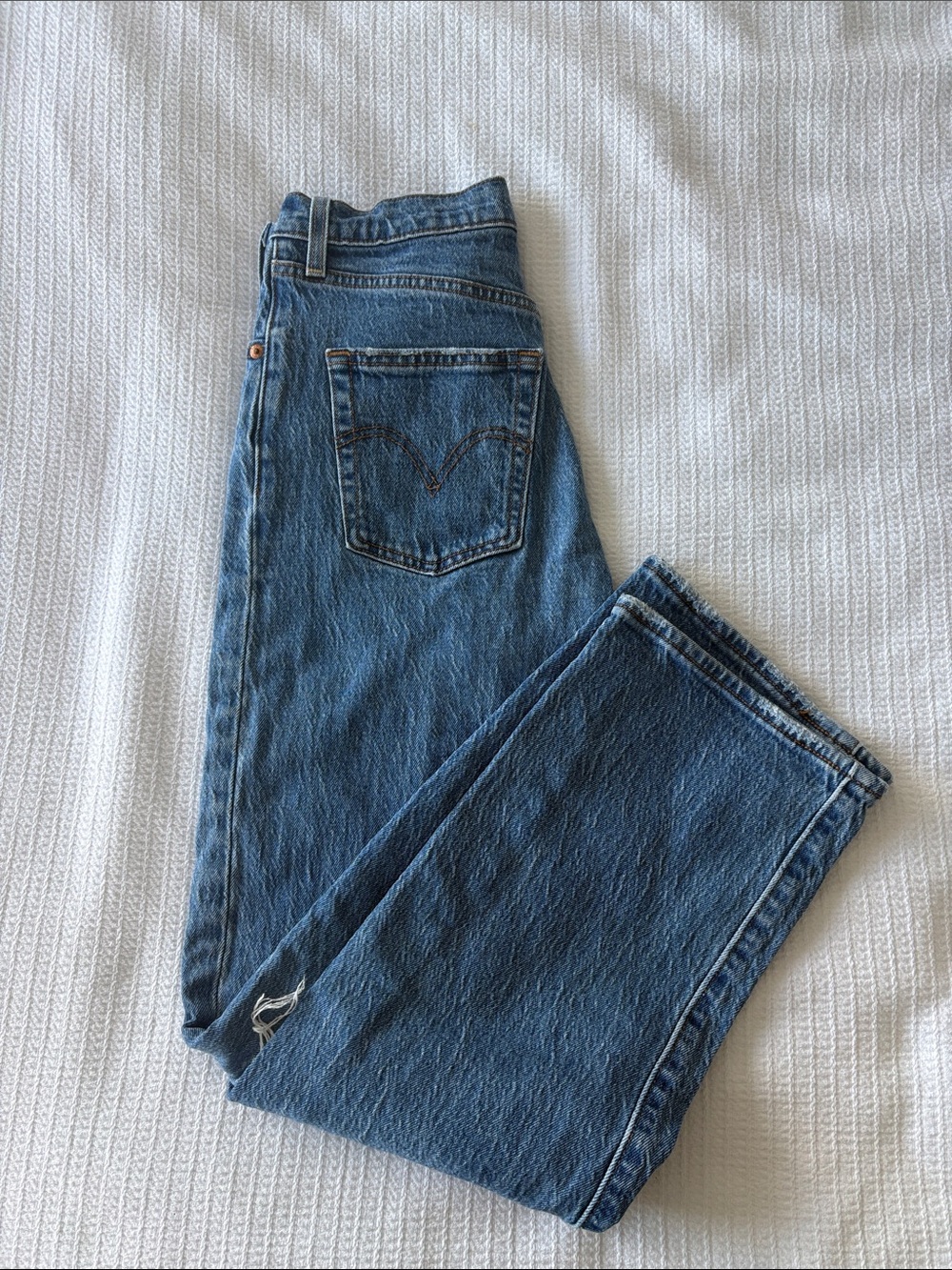 Levi's Blue Straight Leg Jeans